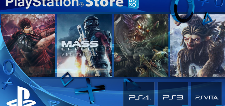 Playstation Store mise à jour 21 mars 2017