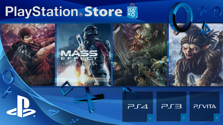 Playstation Store mise à jour 21 mars 2017