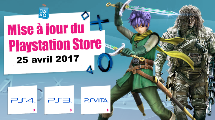 Mise à jour du Playstation Store 25 avril 2017