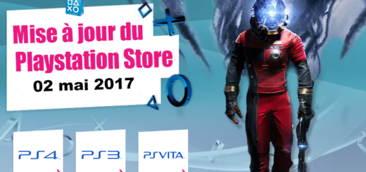 Playstation Store mise à jour du 2 mai 2017