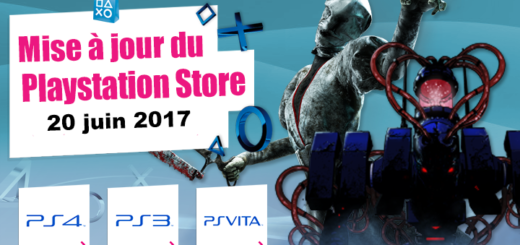 Playstation Store mise à jour du 20 juin 2017