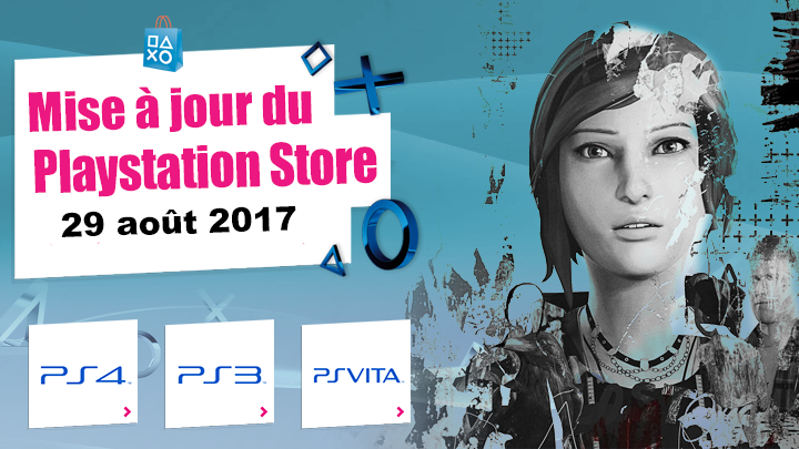 Playstation Store mise à jour du 29 août 2017