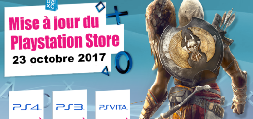 Playstation Store mise à jour du 23 octobre 2017