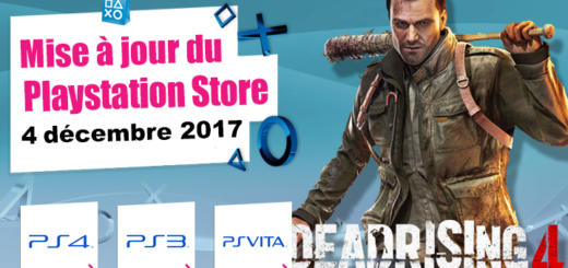Playstation Store du 4 décembre 2017