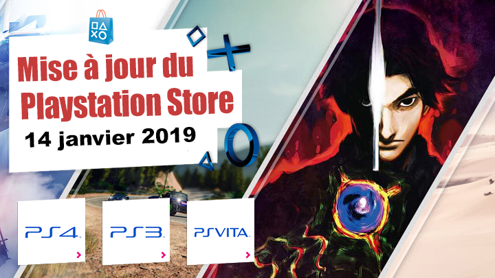 Playstation Store mise à jour du 14 janvier 2019