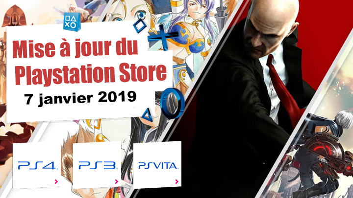 Playstation Store mise à jour 7 janvier 2019