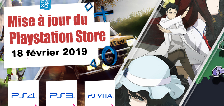 Playstation Store mise à jour du 18 février 2019