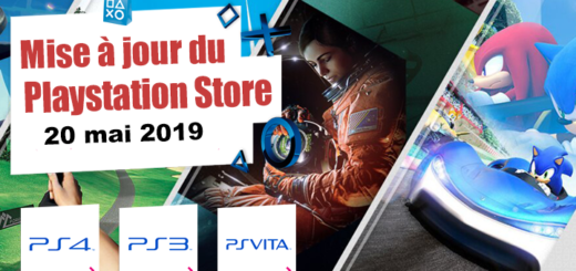 Playstation Store mise à jour du 20 mai 2019