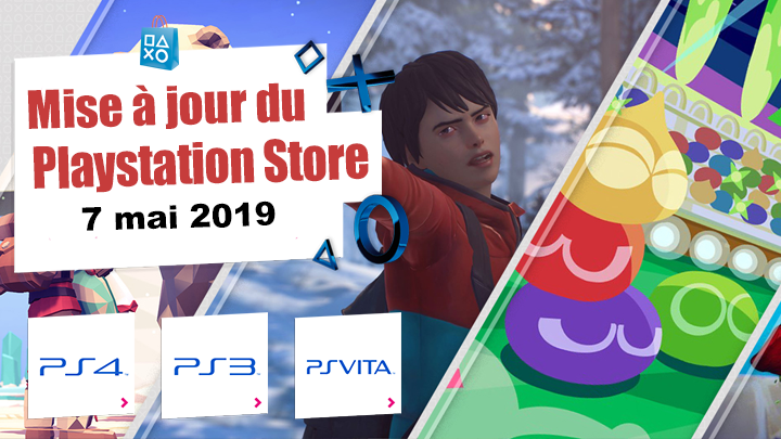 Playstation Store mise à jour du 7 mai 2019